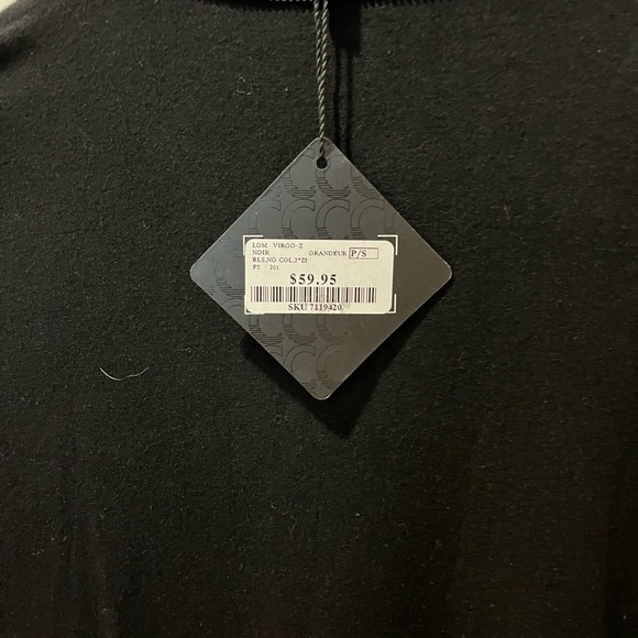 🖤 Colori Black Zip-Front Top – NWT – Size P/S - Picture 10 of 10